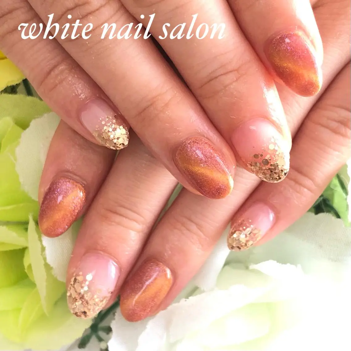 ネイル ジェルネイル ハードジェル 持ち込み ソフトジェル ハンドネイル white nail salonのネイルデザイン