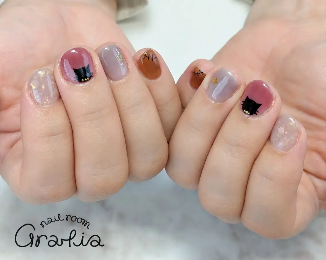 ネイル ハンドネイル nail room gratia のネイルデザイン