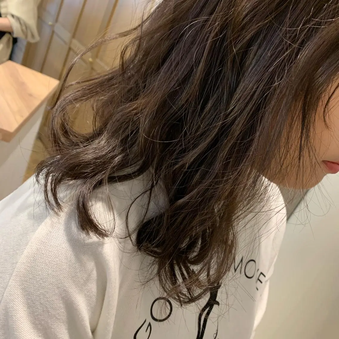 カラー ブラウンカラー ナチュラルブラウン 天野 利咲のヘアスタイル