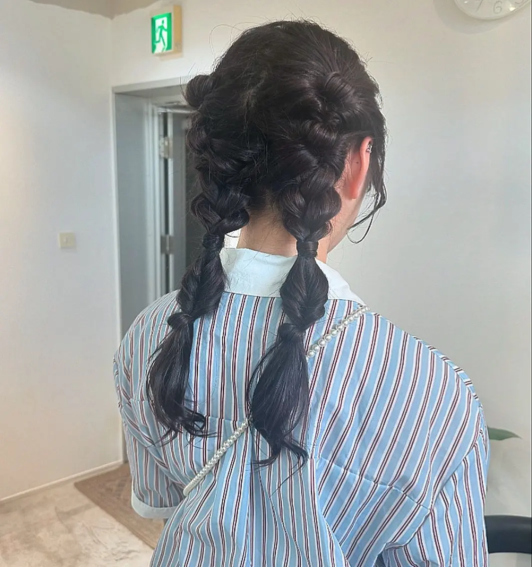 セミロング ヘアカラー トリートメント fit /Rihoのヘアスタイル