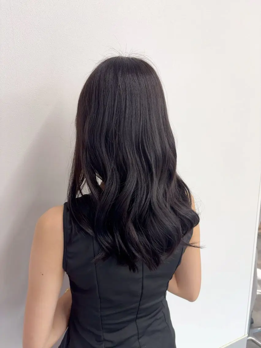 セミロング 小河 心花のヘアスタイル