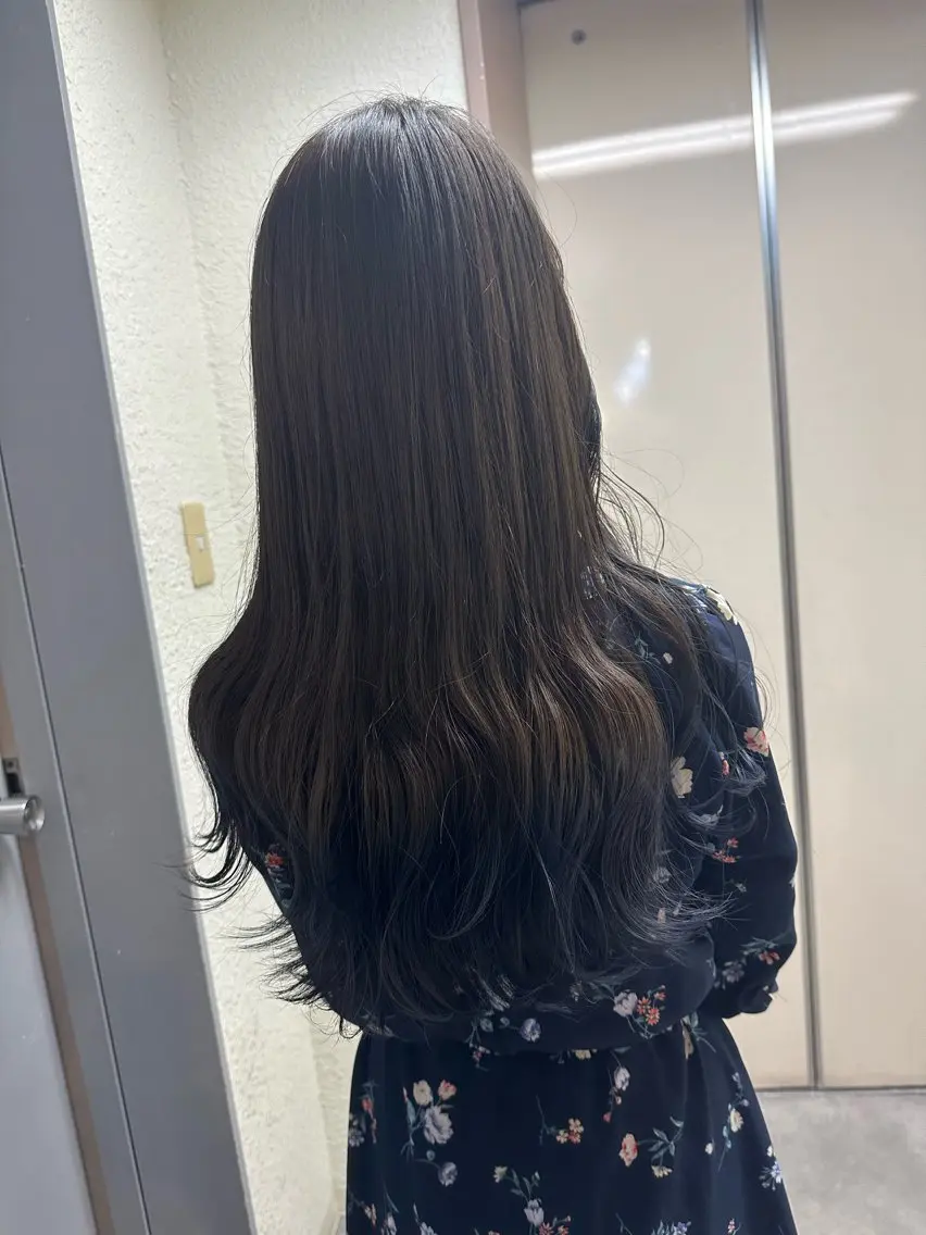ロング カラー グラデーションカラー カット ヘアカラー トリートメント 🩵透明感/高発色 /難波/北原佑記🌸のヘアスタイル