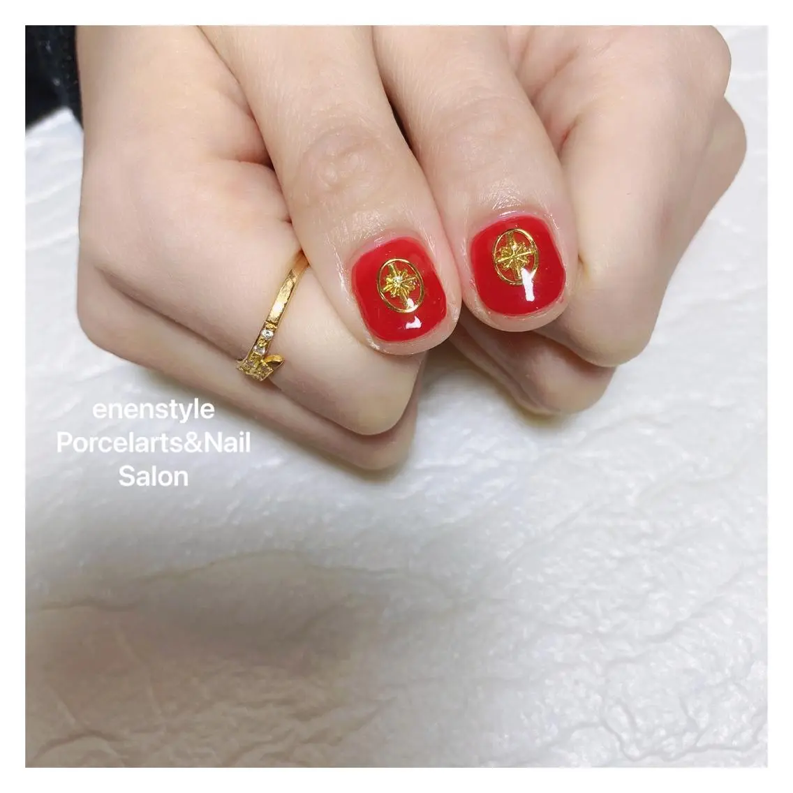ショート ネイル ハンドネイル 🐾enen style 🐾のネイルデザイン