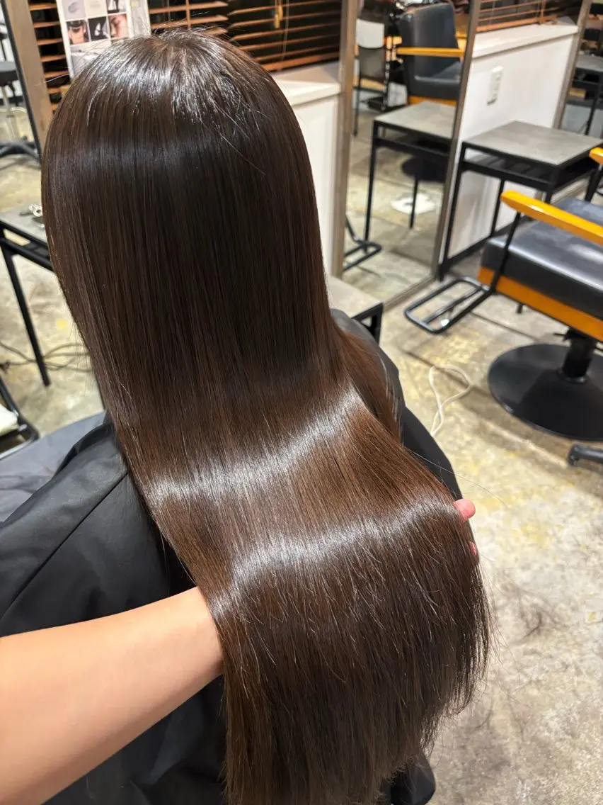 セミロング カラー カット ヘアカラー トリートメント 艶カラー/🇰🇷 レイヤー/mamiのヘアスタイル