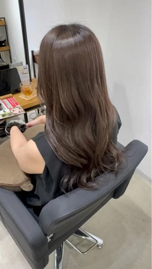 カラー ヘアカラー anB アオイのヘアスタイル