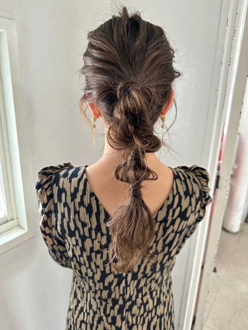 ロング 宮﨑 あかねのヘアスタイル
