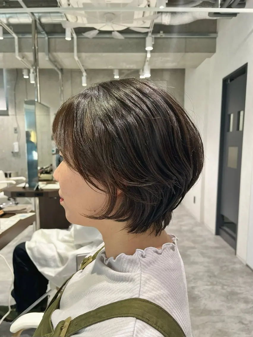 ショート カット パーマ トリートメント 店舗指名No.1 吉岡　弘のヘアスタイル