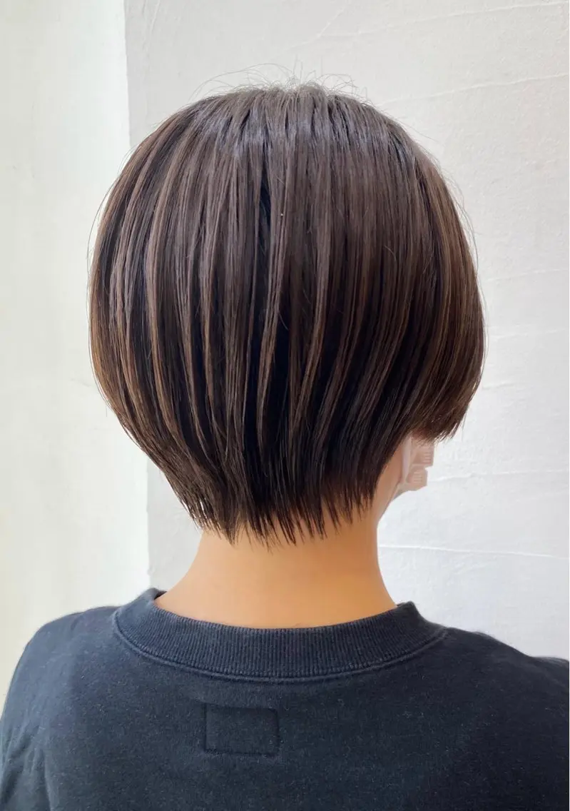 ショート ショートカット ／米澤凌華のヘアスタイル