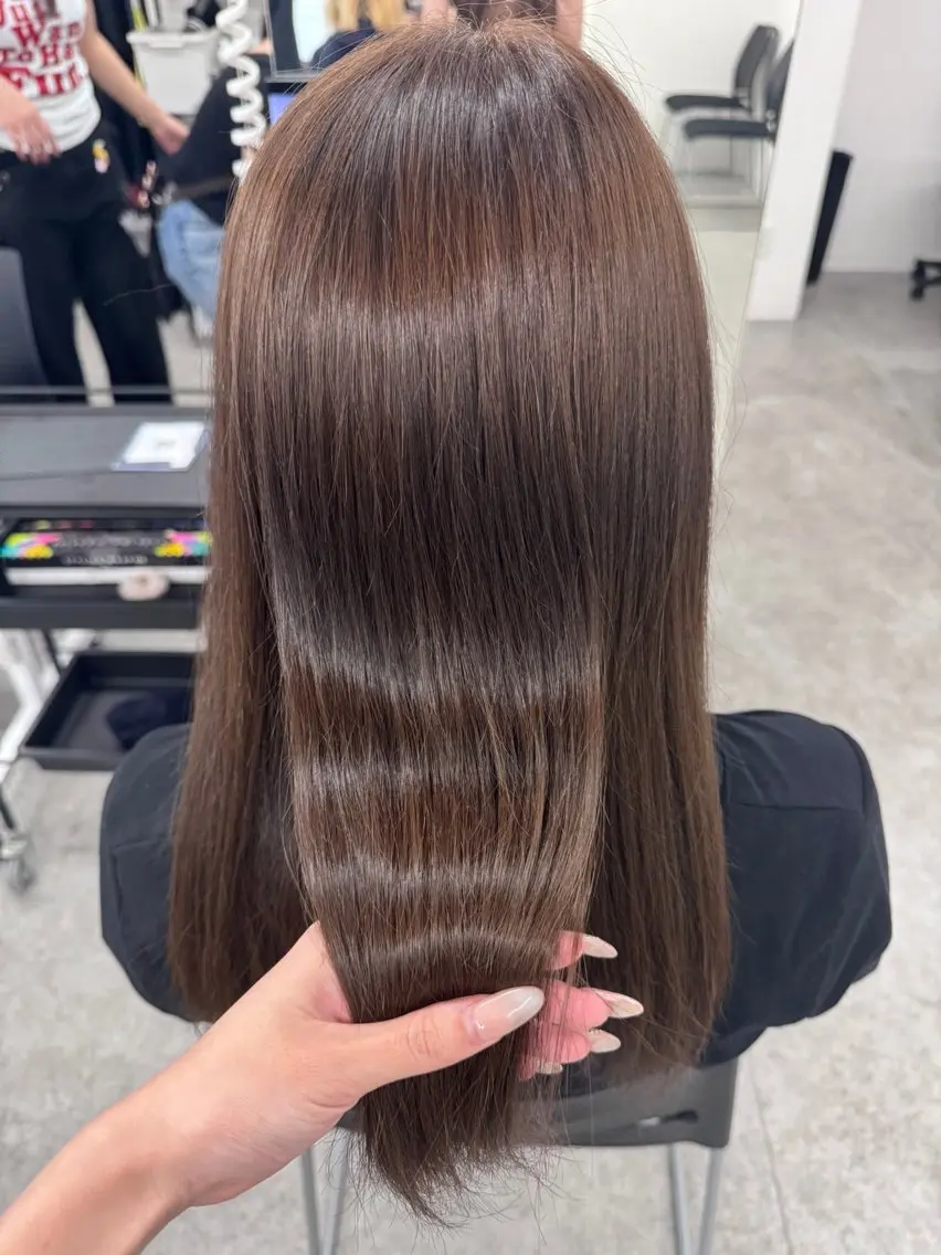 ロング カラー ヘアカラー トリートメント 透明感カラー/ chinatsuのヘアスタイル
