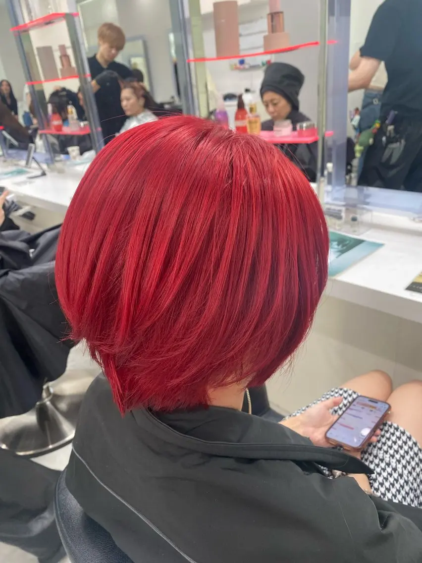 ショート Ma2Ri /ゆるふわ暖色カラーのヘアスタイル