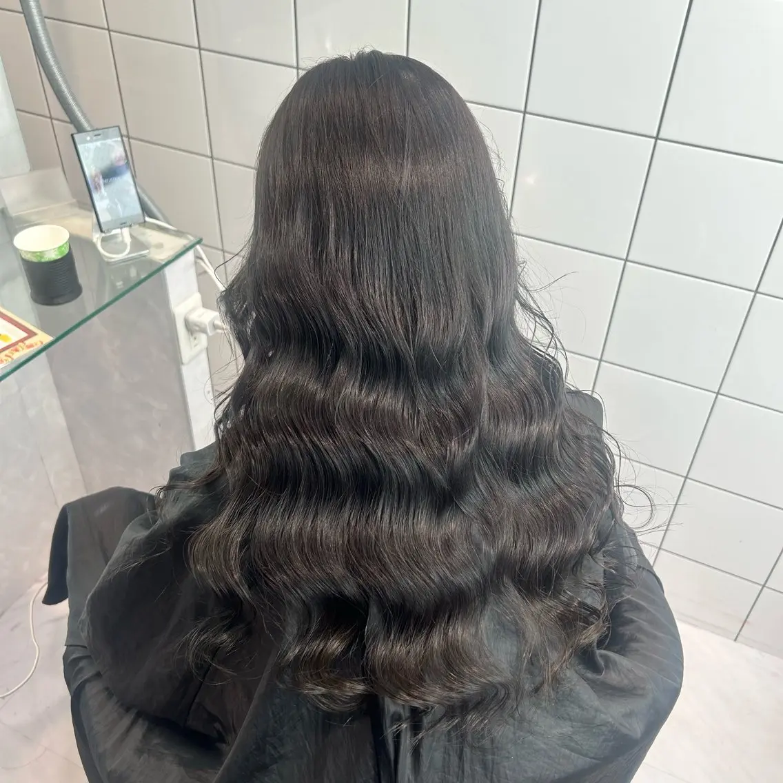 ロング カラー ヘアカラー トリートメント 表参道/透明感カラー /暗髪/ジュキヤのヘアスタイル