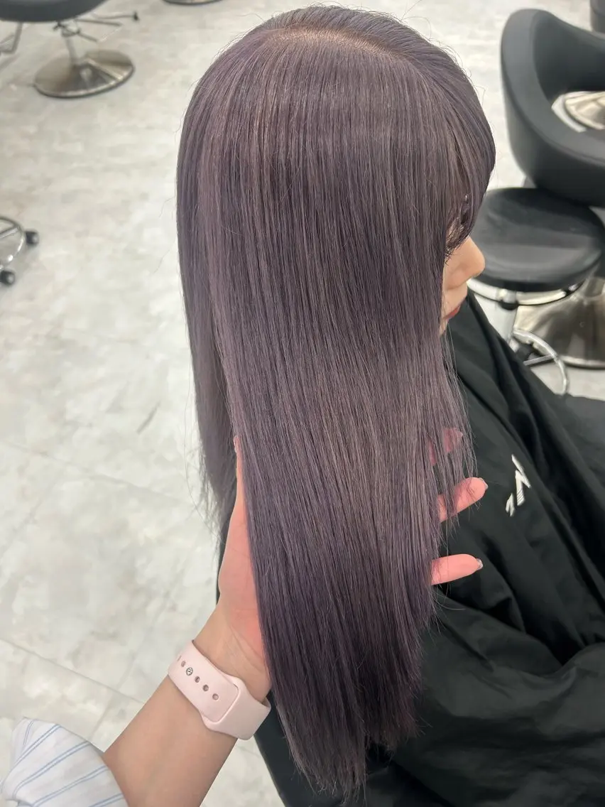 ロング 淡色ラベンダー♡ ニーナ🎀🦙のヘアスタイル
