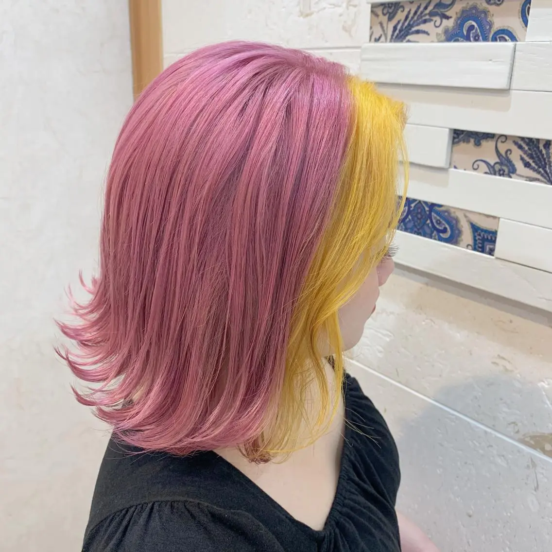 ショート カット ヘアカラー トリートメント 💘カラー人気No. 1💘SAYAのヘアスタイル