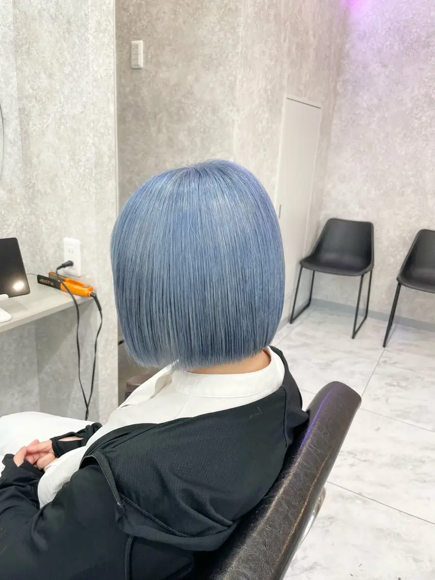 ショート 🦋ハイトーン🦋 石山 希理🦋のヘアスタイル
