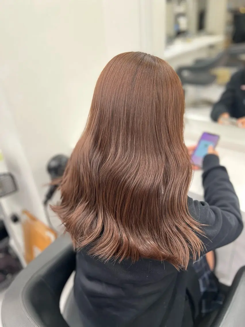 ロング カラー ヘアアレンジ 巻きラク♡レイヤー 🦢こころのヘアスタイル
