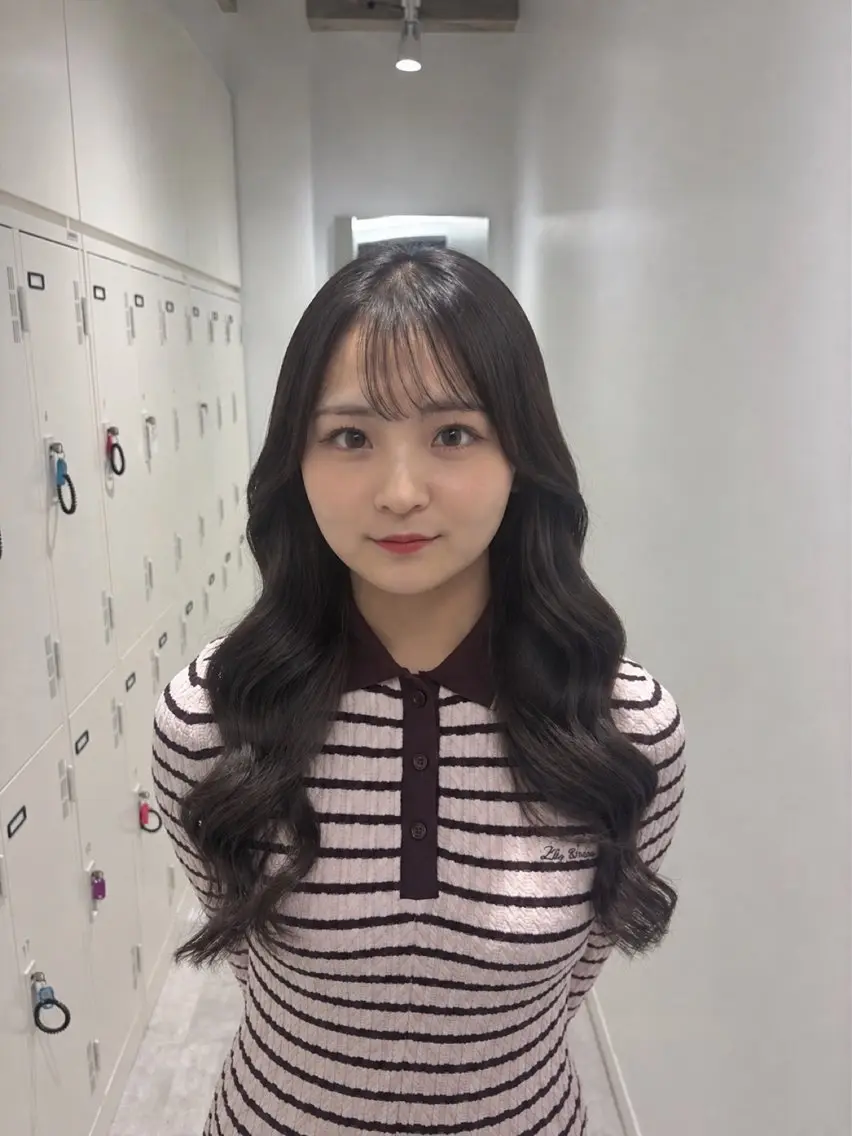 ロング カラー ヘアカラー トリートメント 💗透明感カラー🫧 Ruka🎀のヘアスタイル