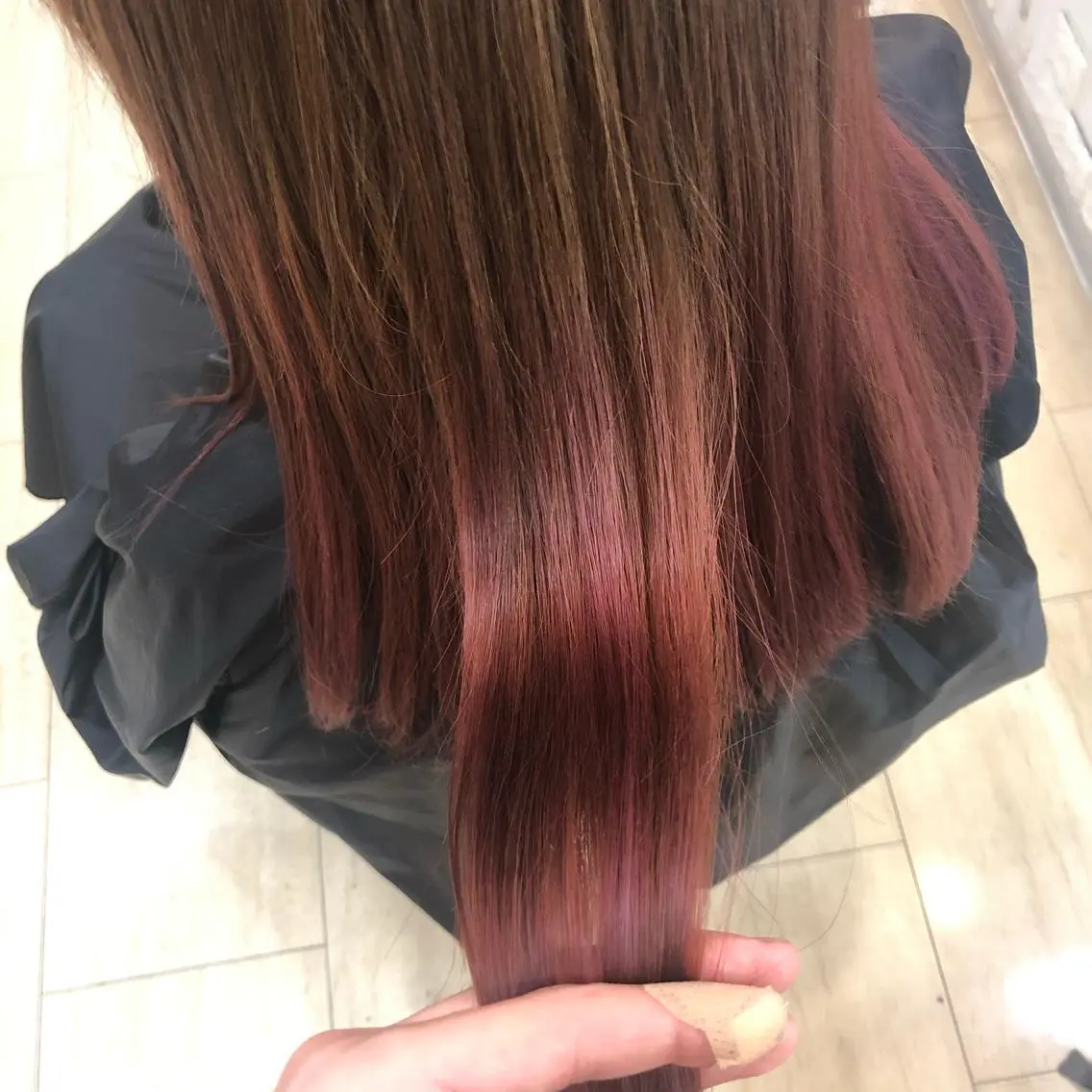 ロング カラー ピンクカラー 高槻/大学生にも人気 🥰ルービック高槻のヘアスタイル