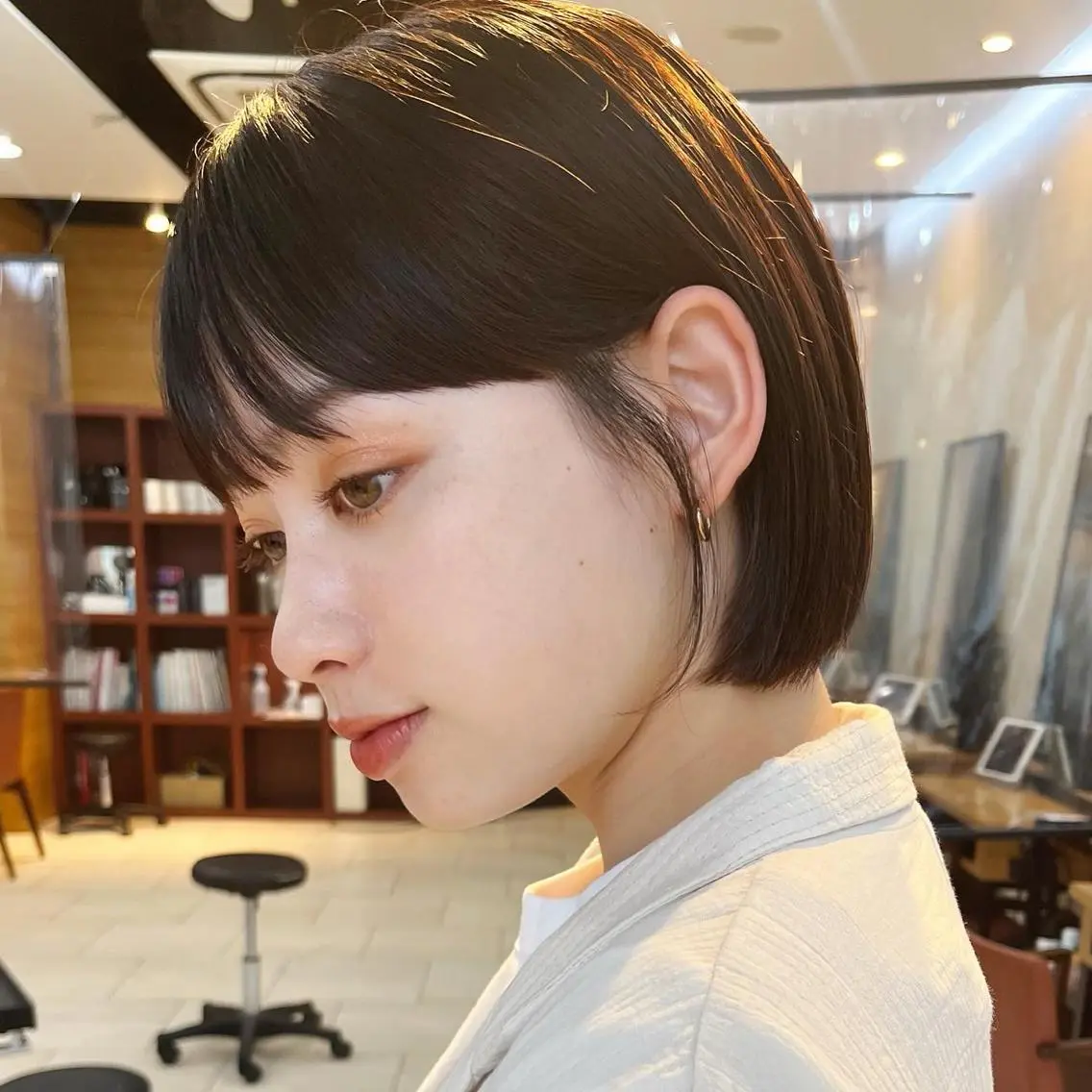 ショート カラー 🌱小顔ヘア/ボブ ミディアム/双葉🌱のヘアスタイル