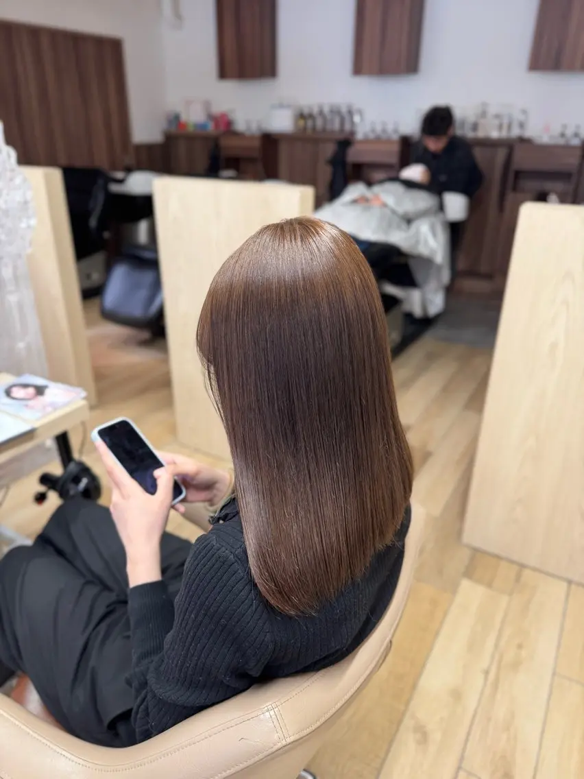 カラー ヘアカラー 田村 真菜のヘアスタイル
