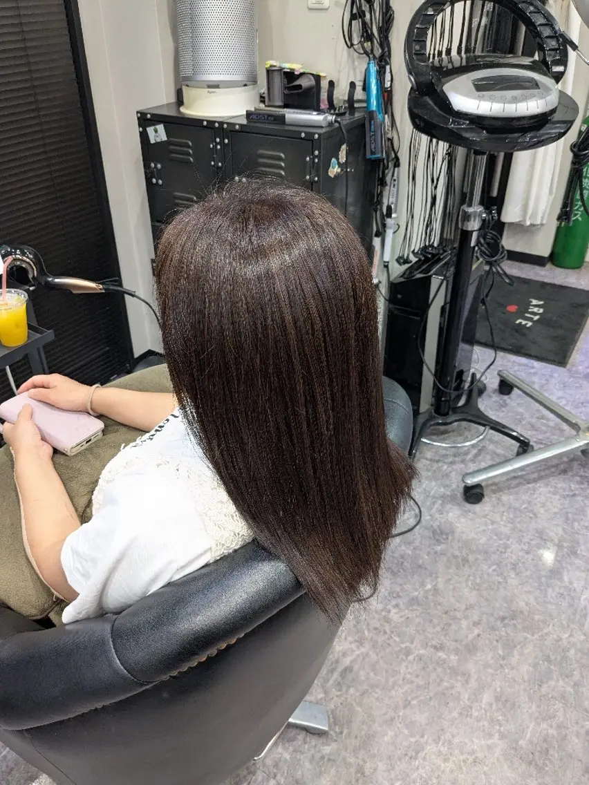カラー 多田 遥香のヘアスタイル