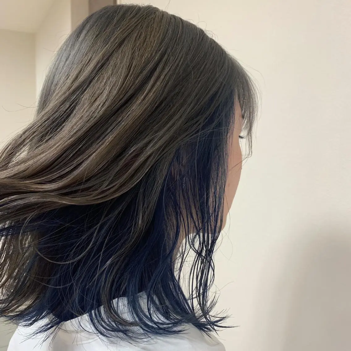 ミディアム カラー ヘアアレンジ ヘアカラー トリートメント 【Sweep】おじま のぞみのヘアスタイル