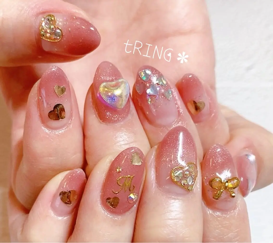 ネイル ハンドネイル tRING＊ しいの木台のネイルデザイン