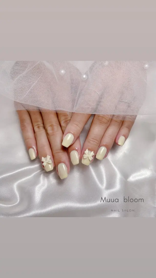 ネイル ワンカラーネイル ハンドネイル Muua bloomのネイルデザイン