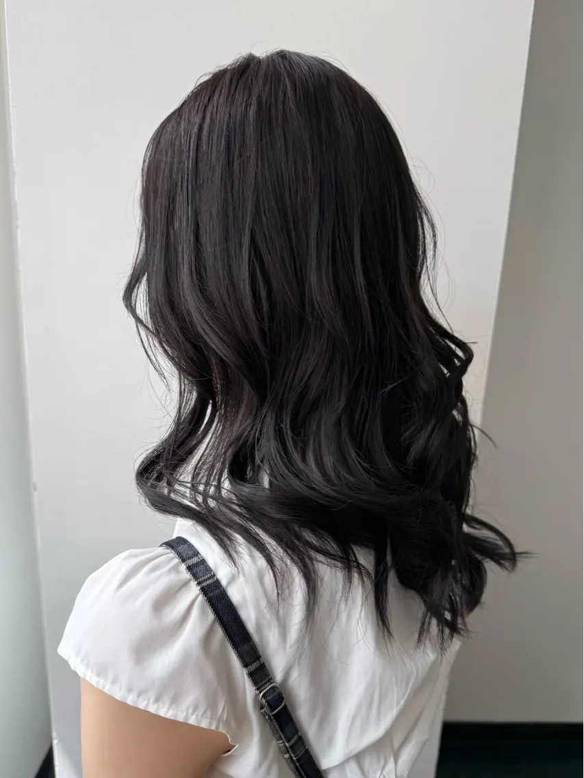 ミディアム カラー 透明感カラー グレージュ シアーグレージュ ヘアカラー Nico セナのヘアスタイル