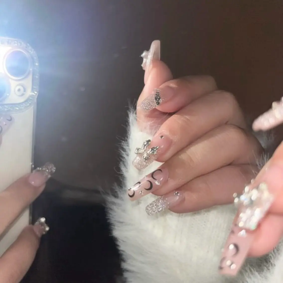 ネイル 持ち込み シンプルネイル ハンドネイル 彩 名のネイルデザイン