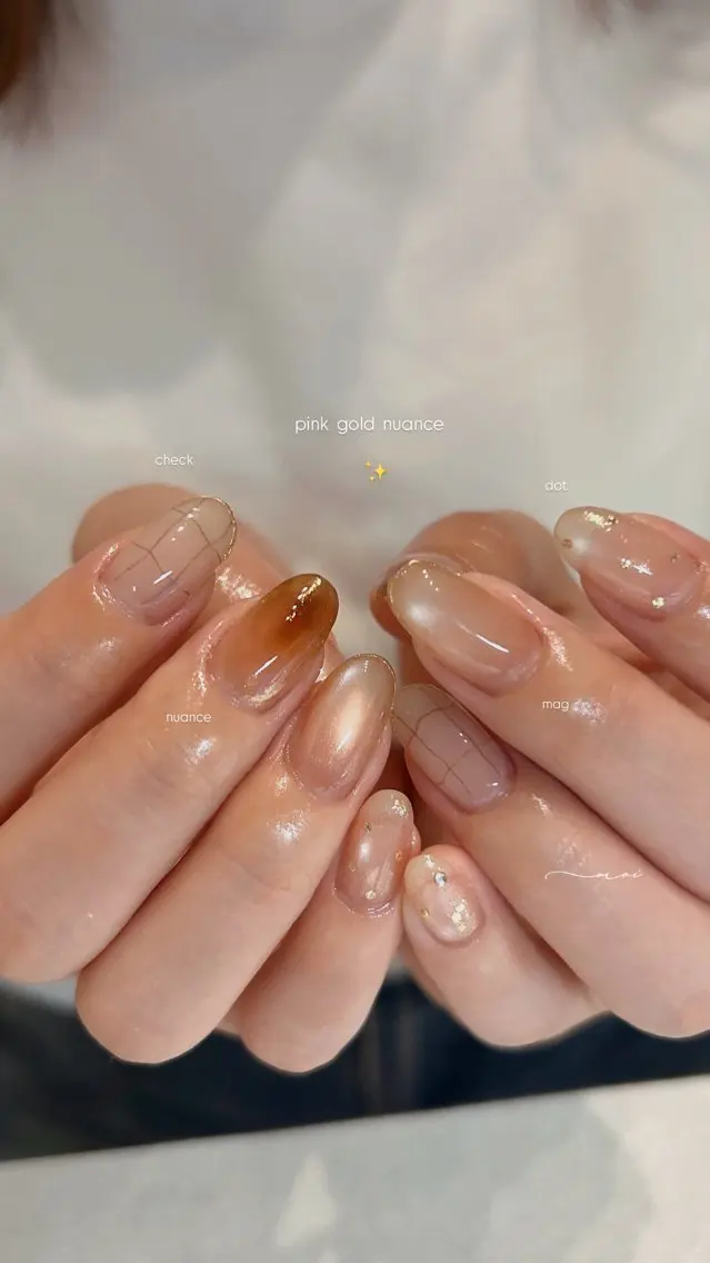 ネイル ニュアンスネイル ハンドネイル nail salon moiのネイルデザイン