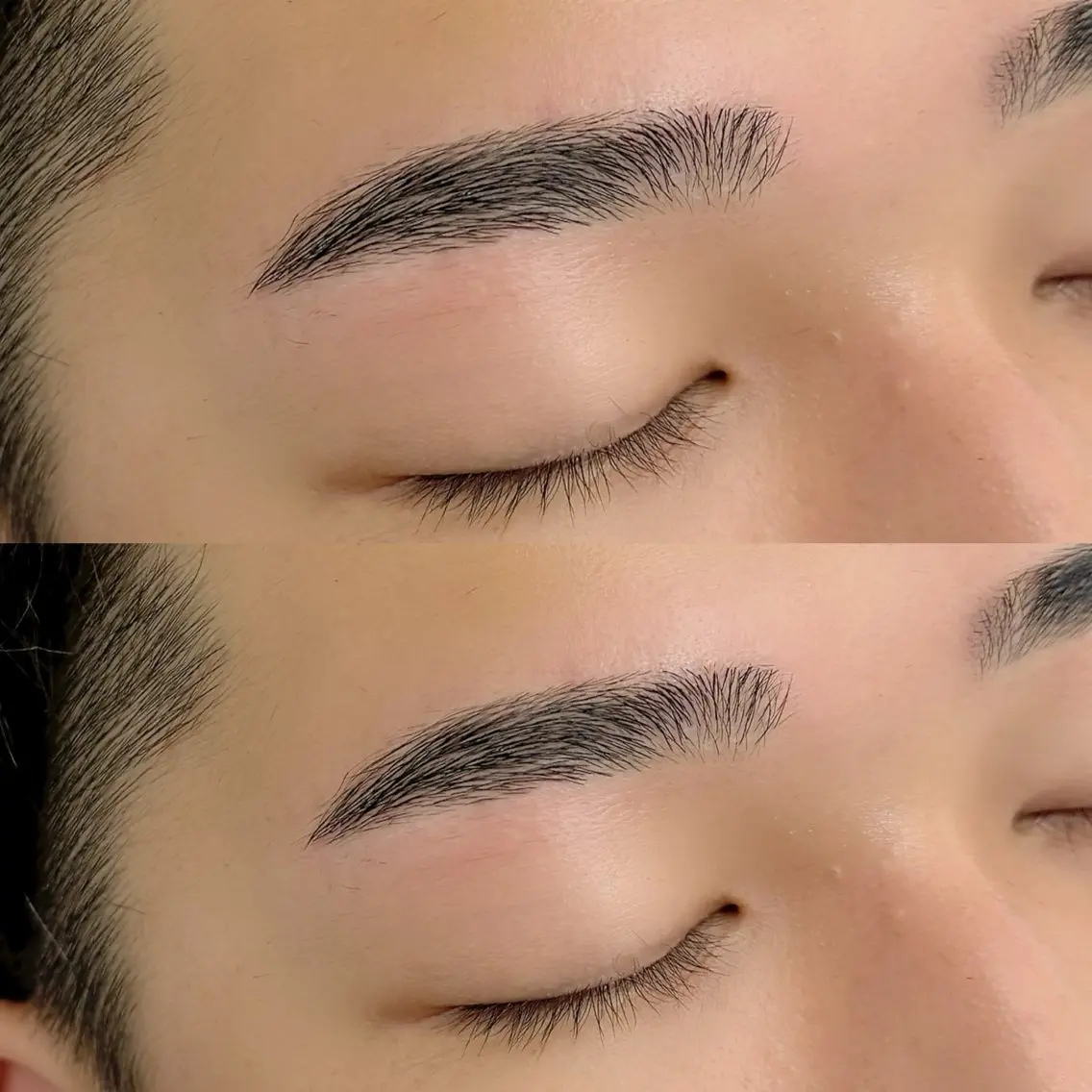 メンズも垢抜け眉に♪似合わせアイブロウWAX脱毛👀の写真