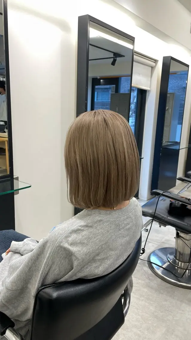ミディアム カラー ヘアカラー fifth 武正 琉生のヘアスタイル
