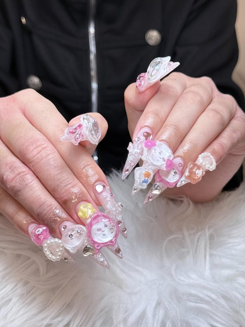 ネイル アートネイル 成人式 ジェルネイル ニュアンスネイル 夏ネイル ハンドネイル Jenn Nail Salonのネイルデザイン