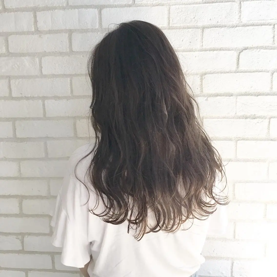 セミロング カラー グレージュ ヘアカラー 佐藤 高徳のヘアスタイル