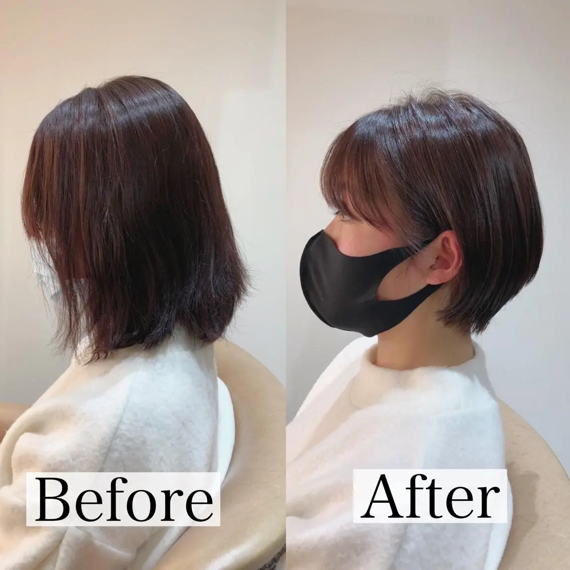 ショート カラー ショートボブ 丸みショート ボブ ショートヘア 髪質改善特化 谷口祐綺のヘアスタイル