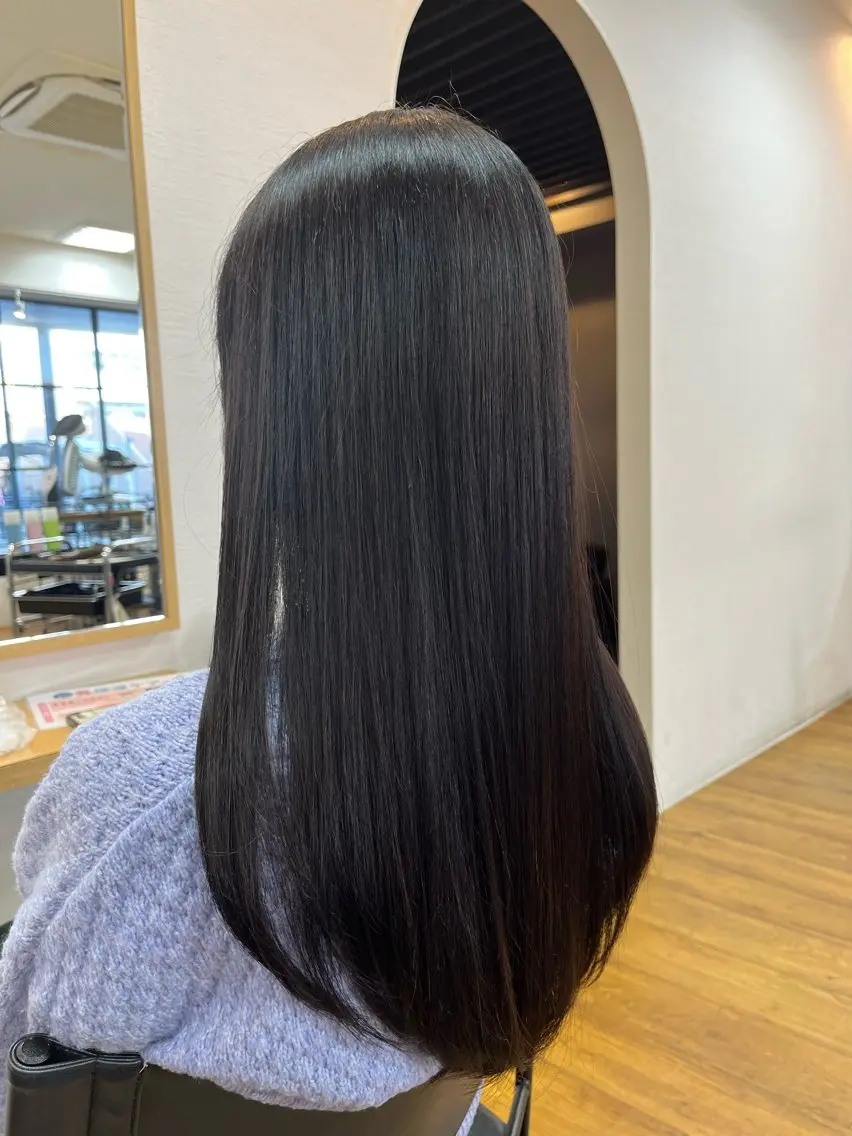 [💐うる艶💐]艶髪質改善カラー+カットの写真