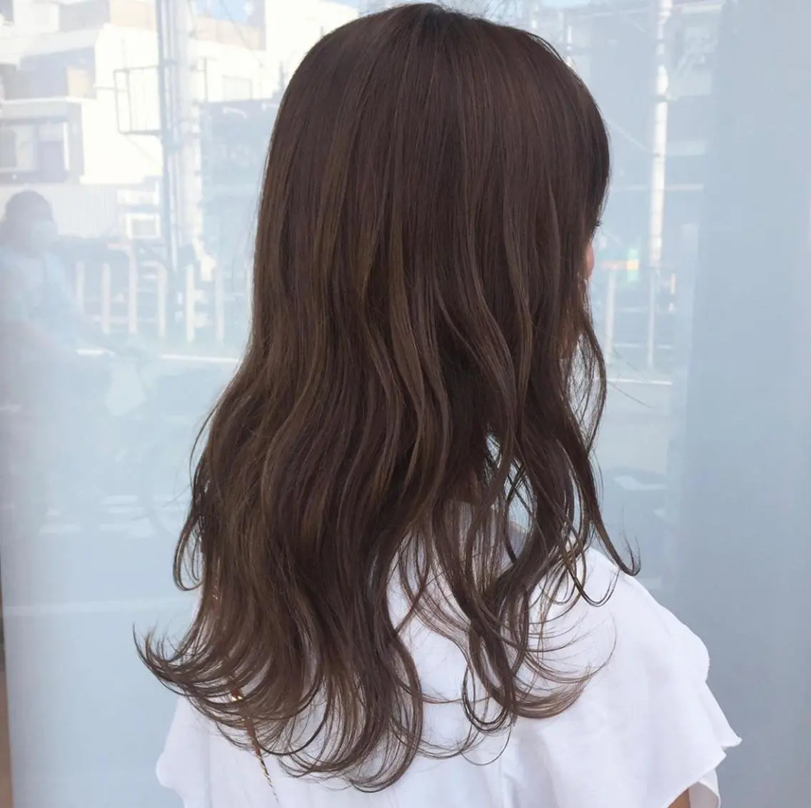 ロング カラー カット パーマ トリートメント 柔らかいcolor 🌿harukaのヘアスタイル