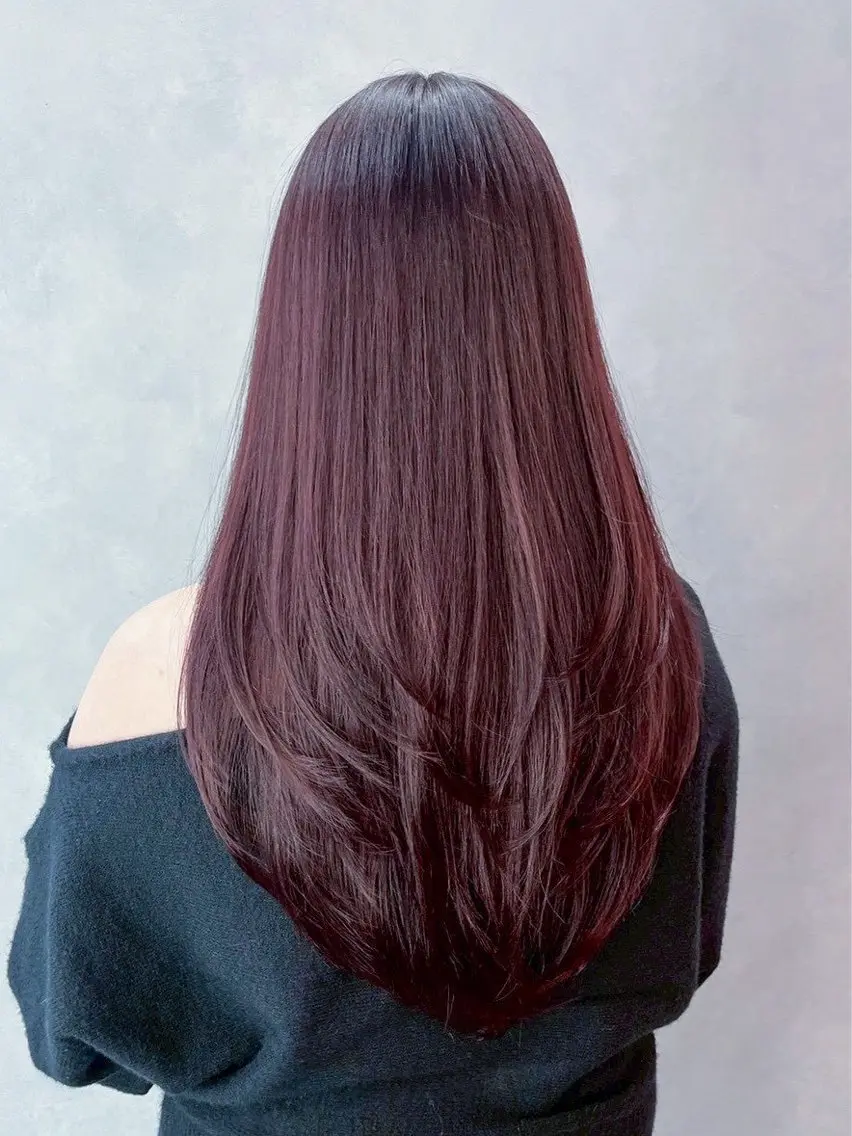 ロング カラー ヘアカラー 渡邉 悠吏のヘアスタイル