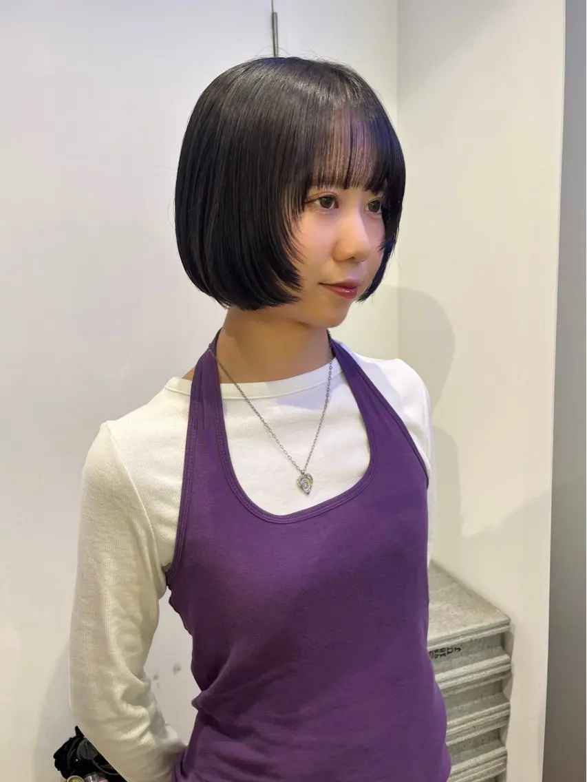 ショート ヘアカラー sora /ブリなし /レイヤーカットのヘアスタイル