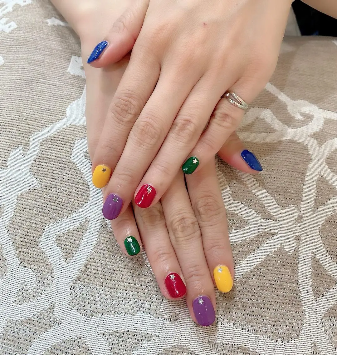 ネイル 🍒当日もOK🍒 𝑳𝑼𝑵𝑨花井のネイルデザイン