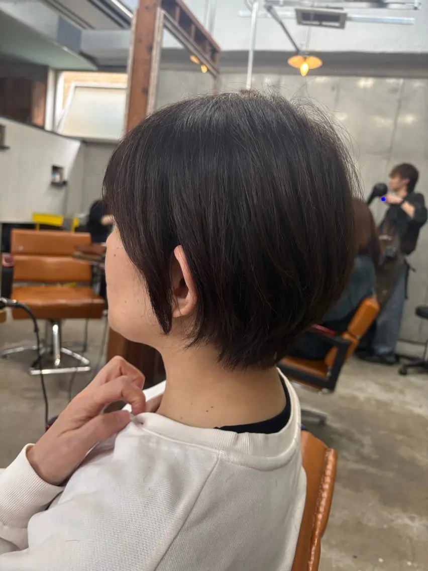 ショート ショートヘア 松木 愛菜のヘアスタイル