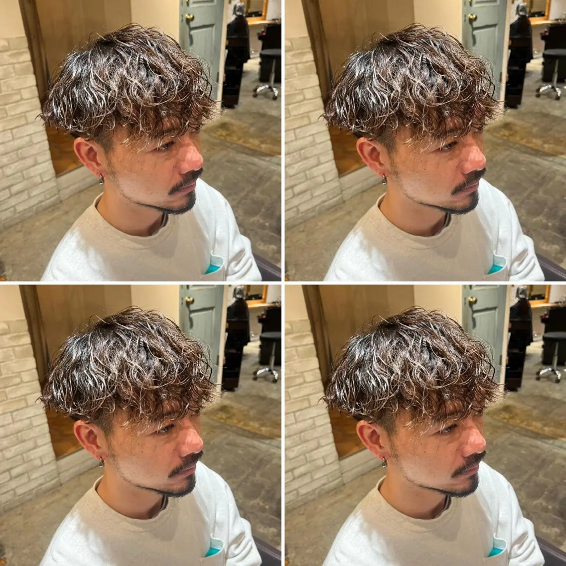 パーマ メンズ カット パーマ トリートメント ヘアセット メンズパーマ特化 望月謙二郎のヘアスタイル