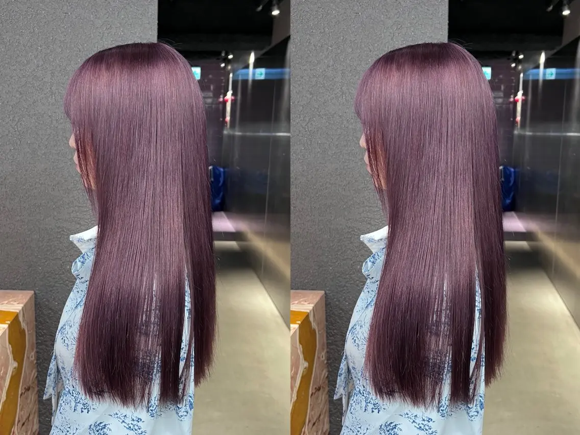 カラー ブラウンカラー 透明感カラー 韓国風カラー ラベンダーカラー ピンクカラー ヘアカラー enne/栄/ れみのヘアスタイル