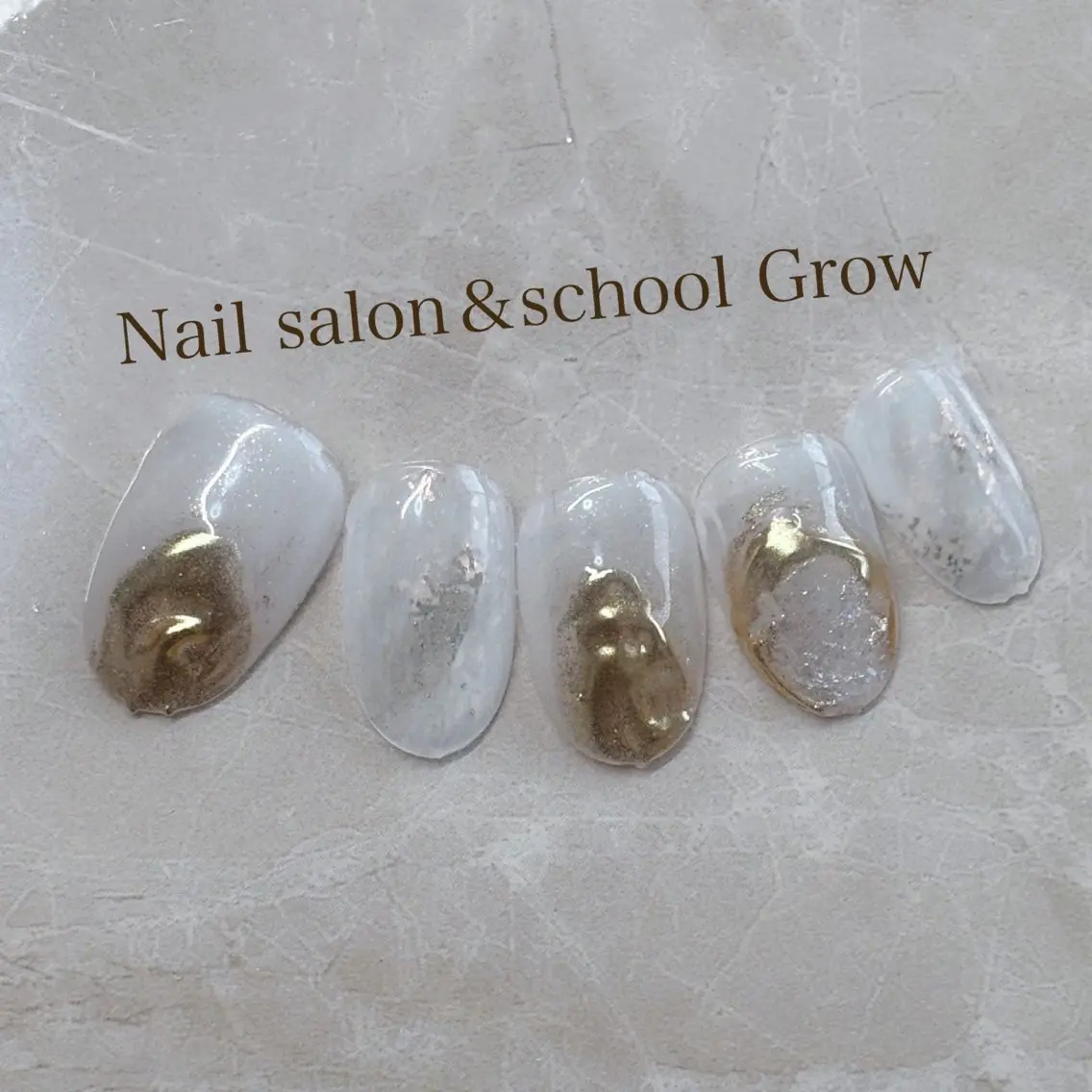 ネイル ジェルネイル ニュアンスネイル パラジェル ハンドネイル Nail&eye Grow 武蔵藤沢店のネイルデザイン