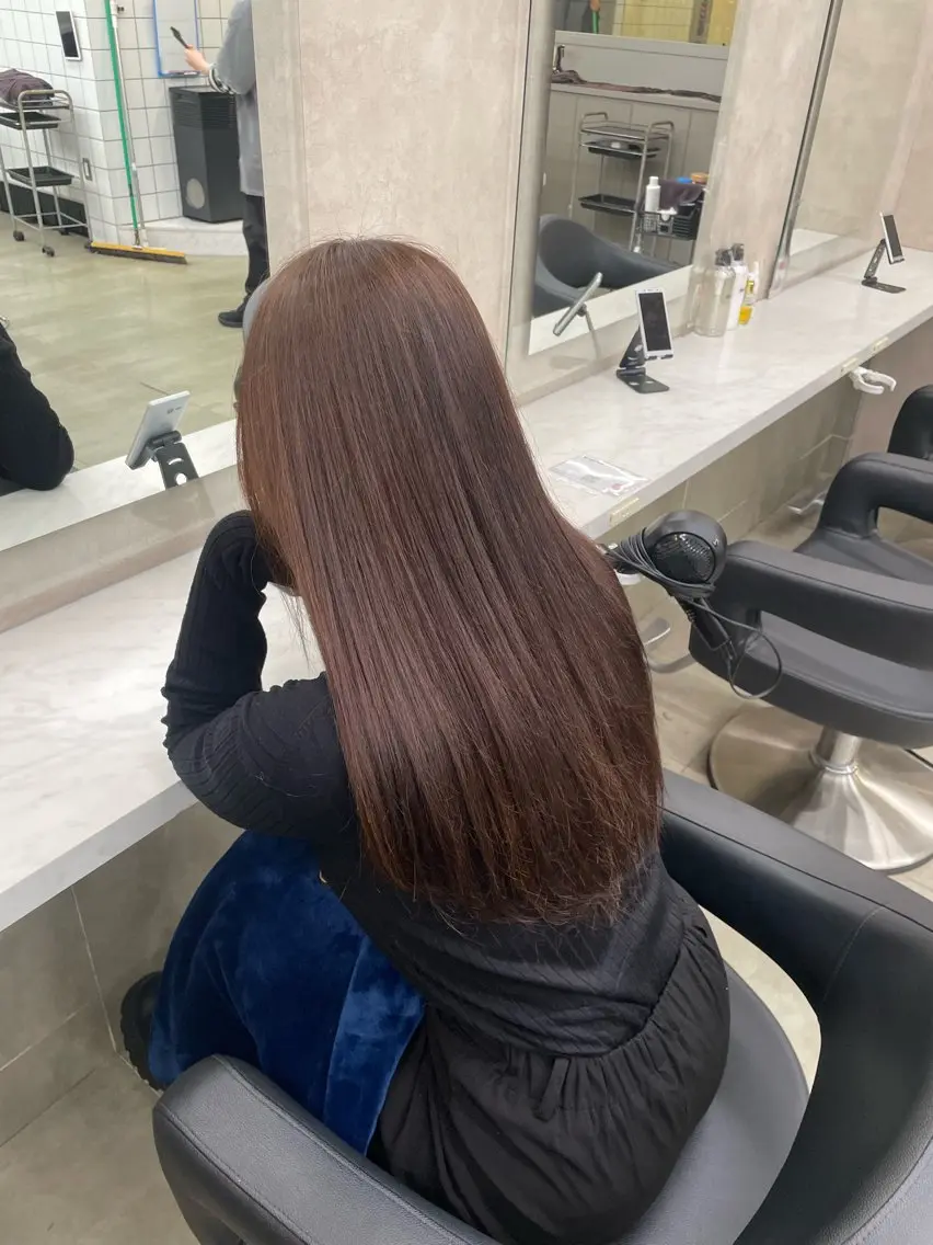 ロング カラー ヘアアレンジ ヘアカラー トリートメント ヘアセット 💗横浜美容室 💗HARUNAのヘアスタイル