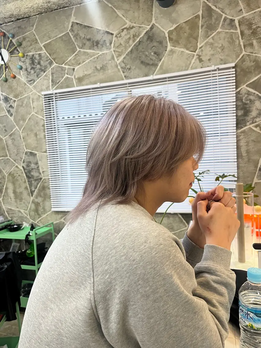 ショート カラー Sanaダブルカラー ✨️パルコ徒歩1分のヘアスタイル