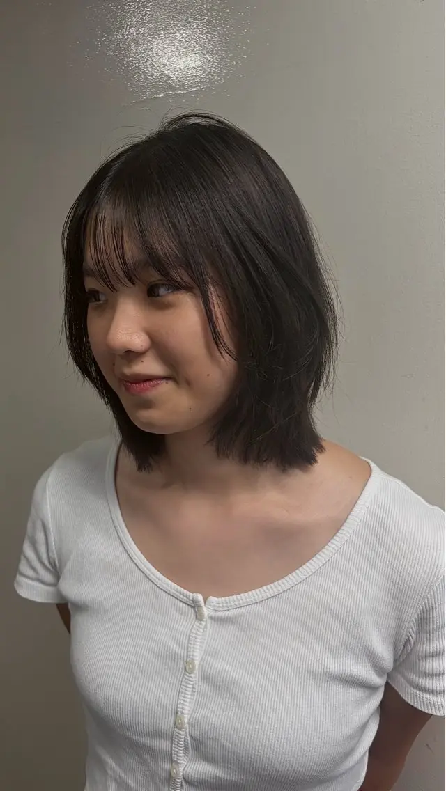 ミディアム ヘアカラー トリートメント Rin🪷ネイル/ 透明感ヘアカラーのネイルデザイン