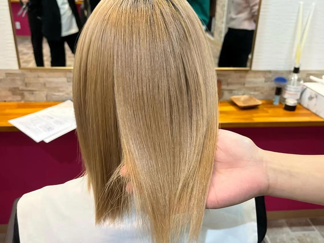 ショート ヘアカラー&縮毛矯正 STAR☆RIVERのヘアスタイル