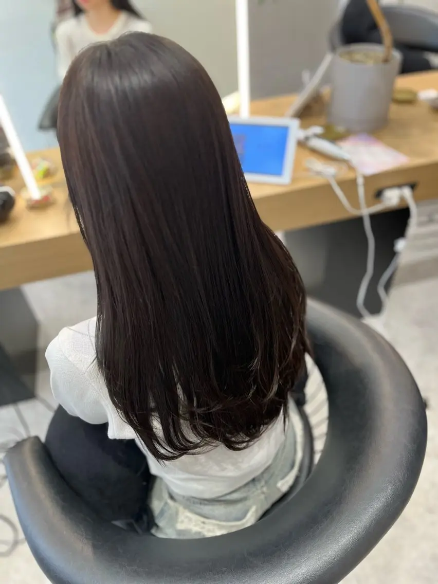 ロング カラー レイヤー⌇﻿アレンジ ⌇﻿misato🩶のヘアスタイル