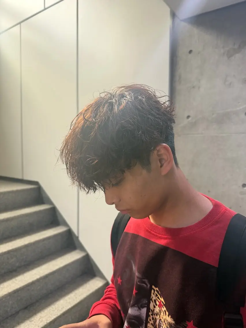 ミディアム カット パーマ 壱昊 ⚡️パーマの玄人⚡️のヘアスタイル